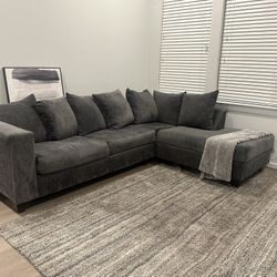 Dark Gray Sectional 