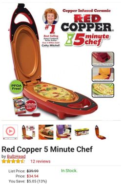 Red Copper 5 Minute Chef