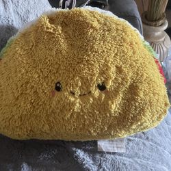 Squishable Comfort Food Taco Felpa, amarillo, 15 pulgadas