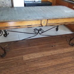 Iron/Wooden Dinning Table