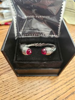 David Yurman .925 Sterling Cable Cuff Bracelet