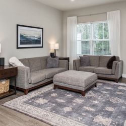 Sofa, Loveseat, And Ottoman 
