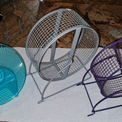 Three Hamster Wheels