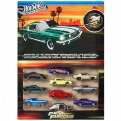 2026 Hot Wheels Silver Series Fast & Furious 25th Anniversary 10 Pack 1:64 Scale Nissan Chevy Camaro Monte Carlo Subaru