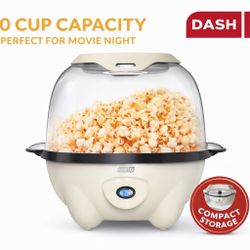 Dash SmartStore Stirring Popcorn Maker 20 Cup Nonstick 700W Compact Storage New 