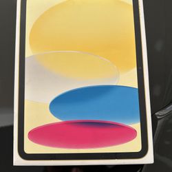 New OPEN BOX Apple iPad 11th Gen 128GB Yellow