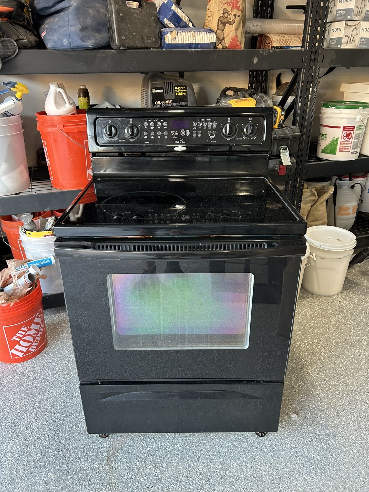 Whirlpool Electric Stove – Smooth Glass Top