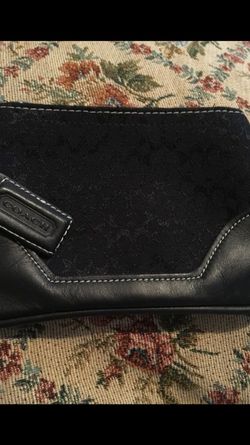 Black Coach wristlet