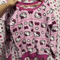 Sanrio hello kitty fleece top 
