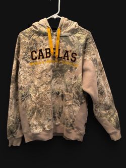 Men’s Camo Cabela’s Hoodie sz L