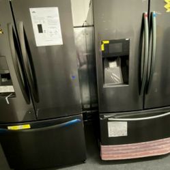 French Door Stainless Steel Samsung Fridge up to 50% Off MSRP