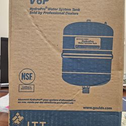 Brand New Goulds V6P, In-Line Models, HydroPro Diaphragm Tanks, 1.9Gal