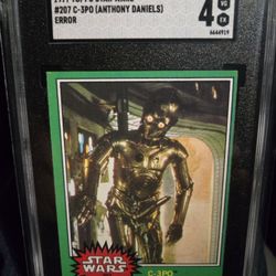 Topps Star Wars C-3PO Golden Rod Error