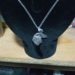 26 Inch Stainless steel Eagle Pendant New Very Nice