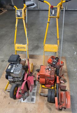 Two Mclain edgers for parts or repair