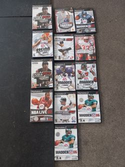 PS2 Sports Games Lot of 13