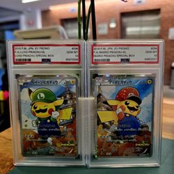 Custom Fan Art 🎨 Pokémon cards - Mario/ Luigi Pikachu