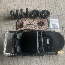 PET GEAR Happy Trails Lite No-Zip PET STROLLER NEW OPEN BOX 