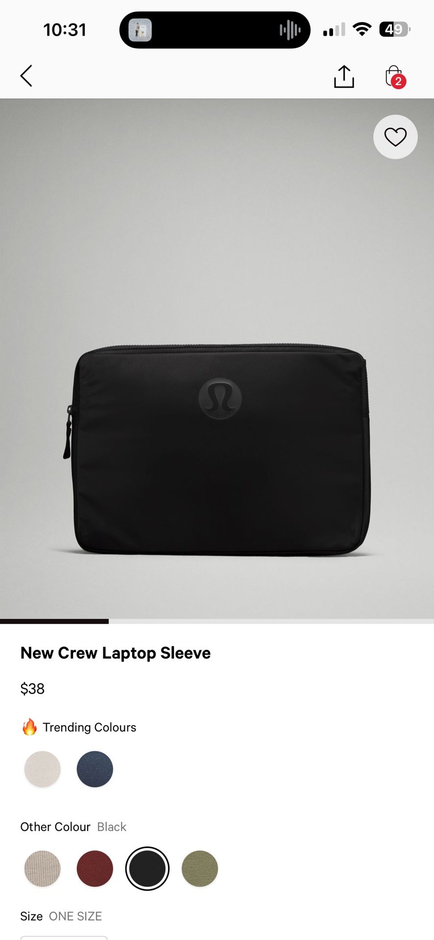 New Crew Laptop Sleeve