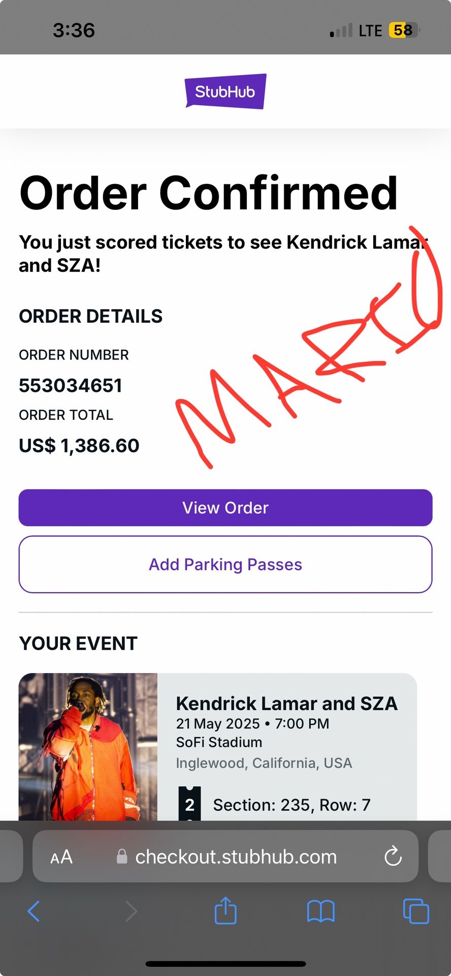 May 21st Kendrick and Sza Tickets