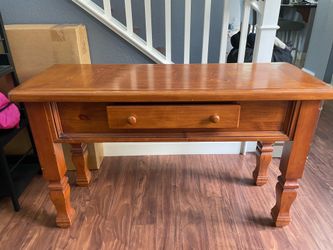 Wood Entryway Table