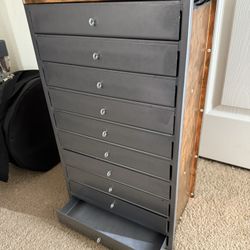 Custom Made Metal Jewelry Box / Organizer