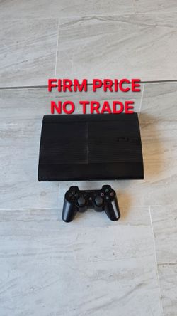 PS3 SUPER SLIM + CONTROLLER, 250GB, FIRM PRICE, NO TRADE, GOOD CONDITION, READ DESCRIPTION FOR DETAILS