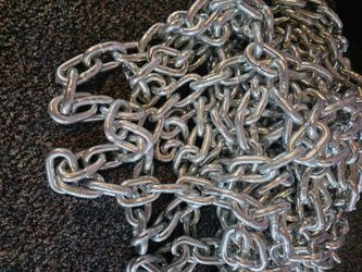 About 50' of 3/8" chrome chain
