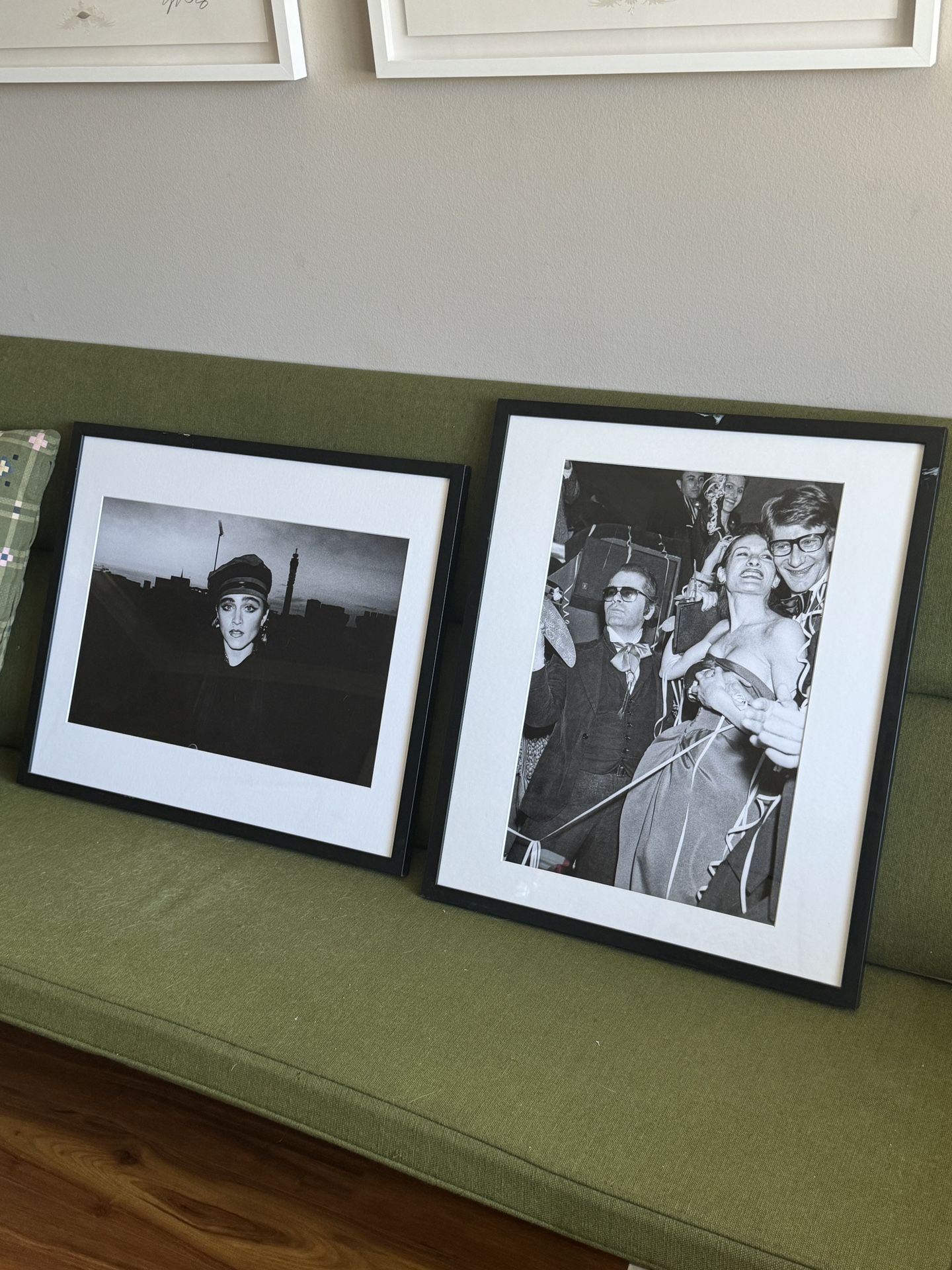 Madonna Yves Saint Laurent Karl Lagerfield Sonic Editions Framed Prints