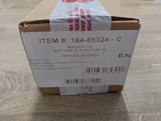 SV01 Scarlet & Violet Booster Box Case