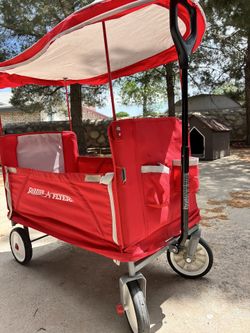 radio flyer wagon fold