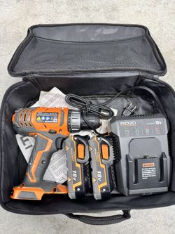 Rigid Brushless Hammer Drill Set