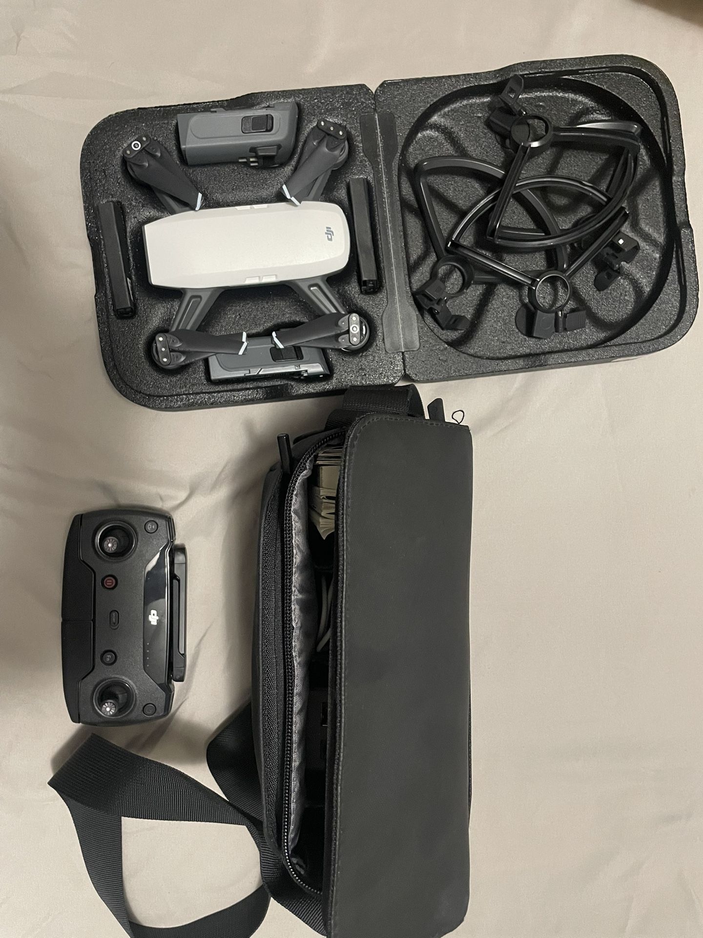 DJI Spark Drone Alpine White With Bundle