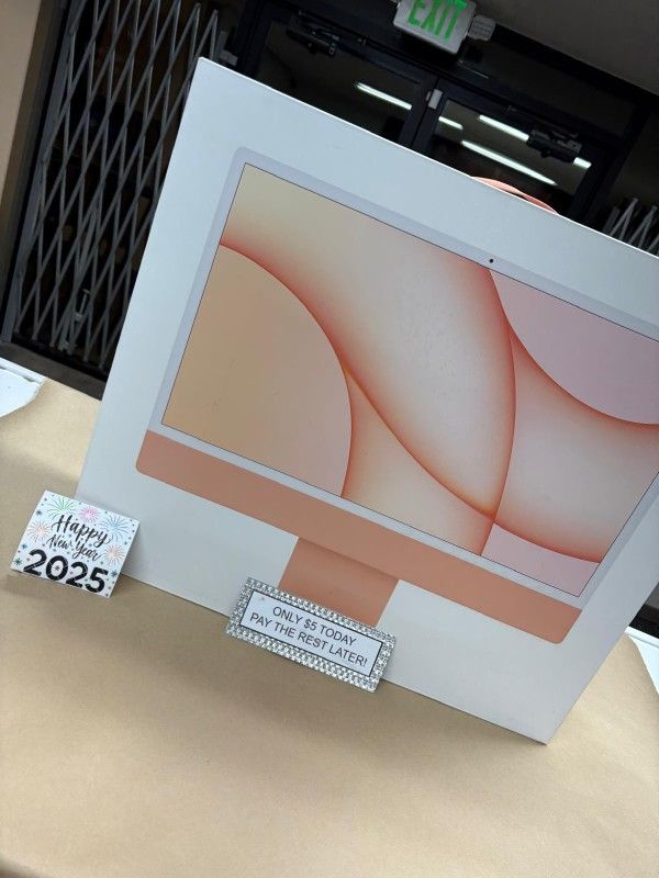 Apple IMac 24 Inch 2021 M1 Desktop - Only $1 Today Pay The Rest Later!