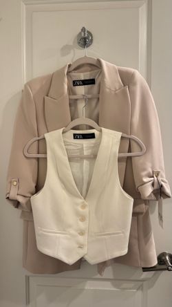 ZARA Blazer + Vest XS