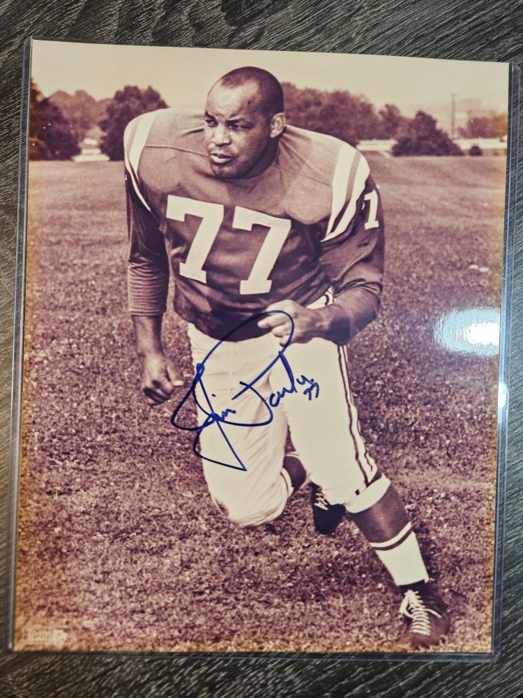 Signed Jim Parker Baltimore Colts 8x10 Photo Autograph NFL Football Picture Auto HOF