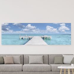No Hurry" by Doug Cavanah Canvas  58 X 18