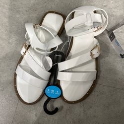White Sandals 