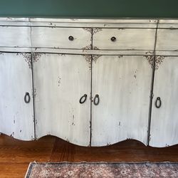Grey Buffet Table
