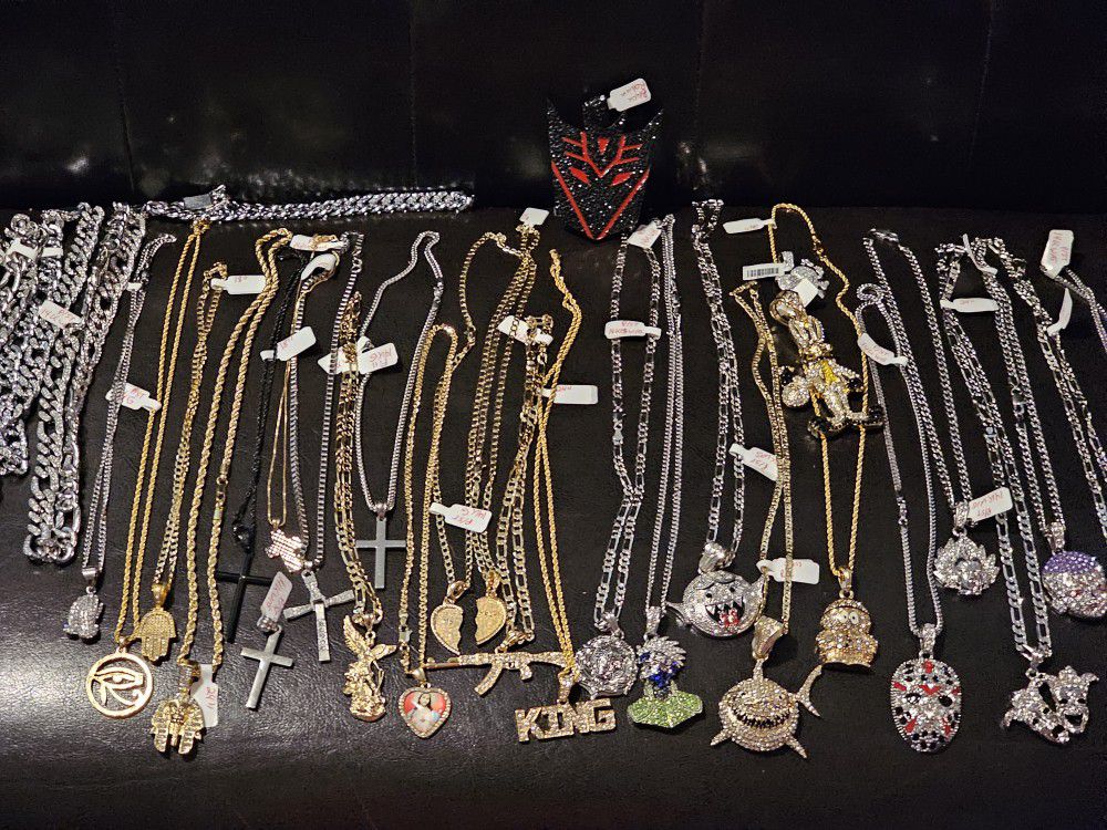 Necklaces, Bracelets , Rings And Earrings. 