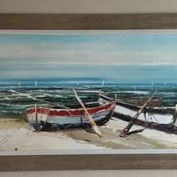 45” By 22” Canvas Wood frame 
