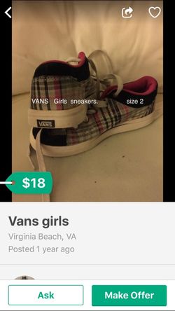 Vans Girls Plaid
