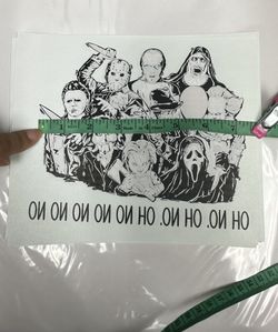 Spooky Oh No Oh No Crew Screen Prints