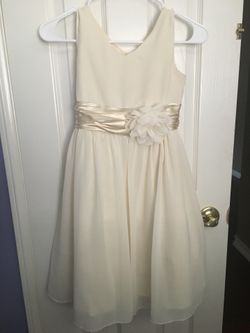 Ivory flower girl Dress
