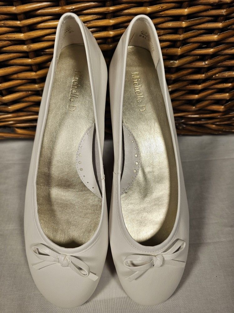 Vintage Michelle D White Ballet101 Shoes