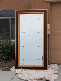 Raschella Collection Large Mirror Etched Glass 41" x 77"