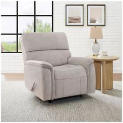 True Innovations Fabric Manual Rocker Recliner