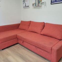 FRIHETEN IKEA sofa-bed Sleeper sectional,3 seat w/storage