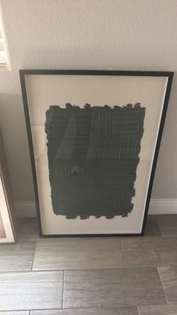 Large framed artwork