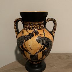 Greek Vase With Achilles And Ajax